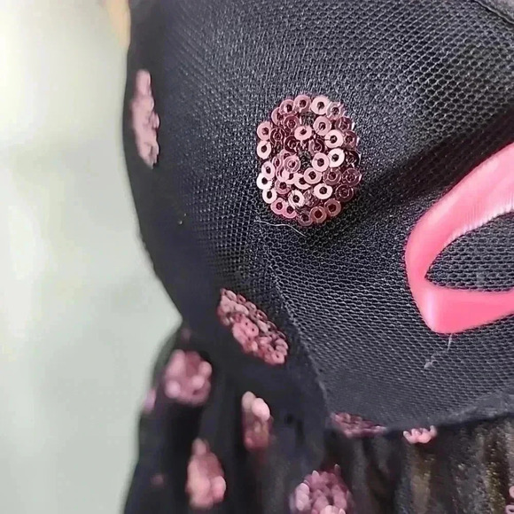 VICTORIA’S Secret Babydoll Slip Black Lace Flirty Sexy Little Thing top. 34 B - Picture 5 of 16